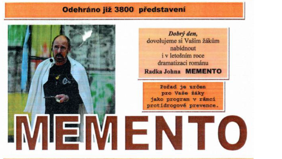 Divadelní představení „MEMENTO“