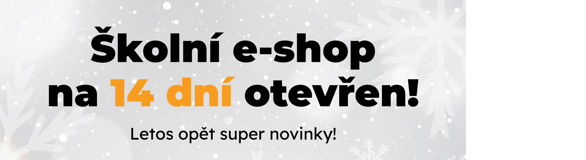 Školní e-shop otevřen!
