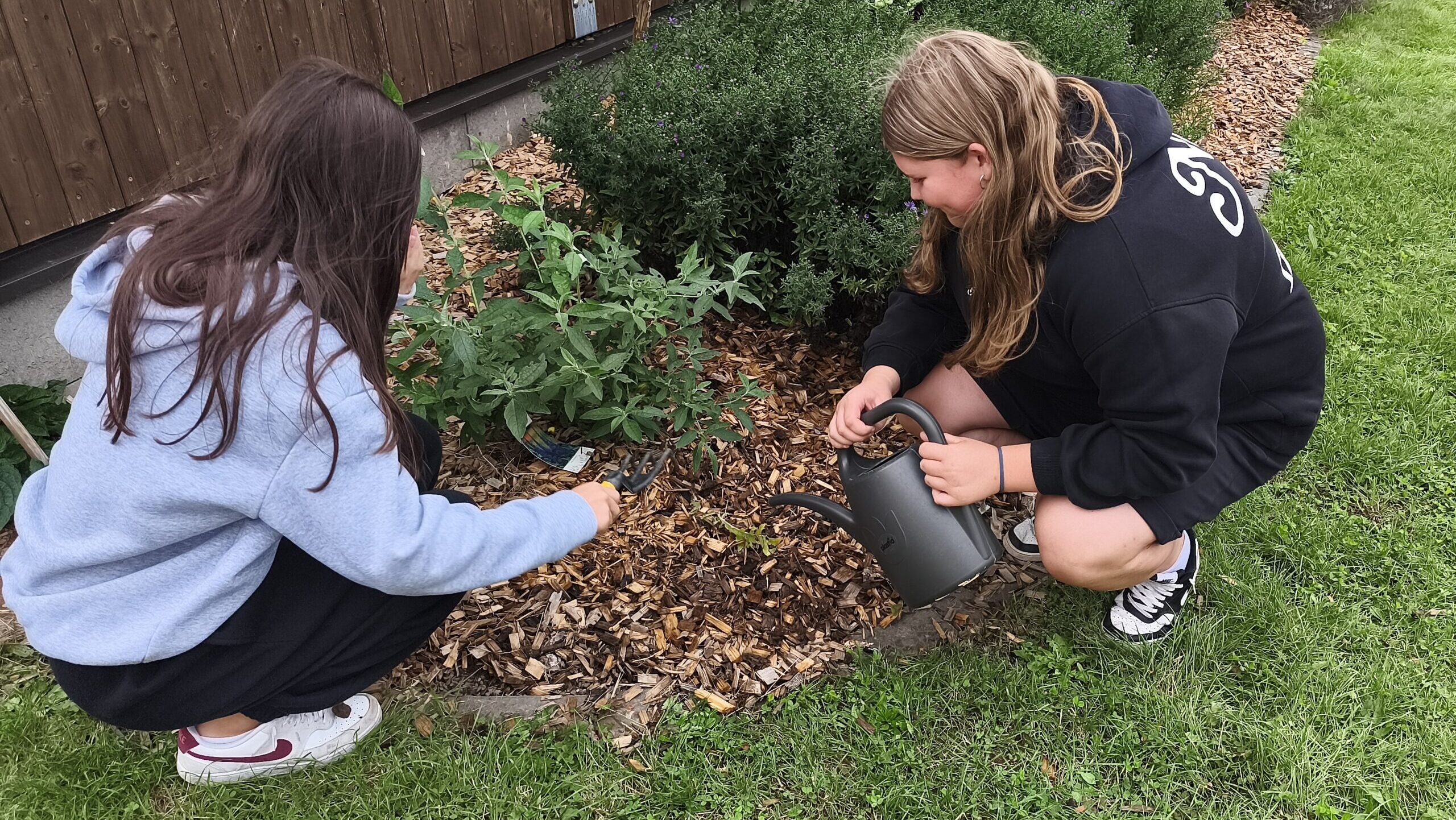 Výuka na školní zahradě